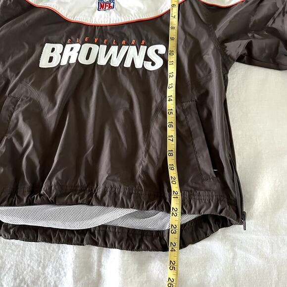 Cleveland Browns Reebok Pullover Windbreaker Youth Medium - Picture 7 of 7